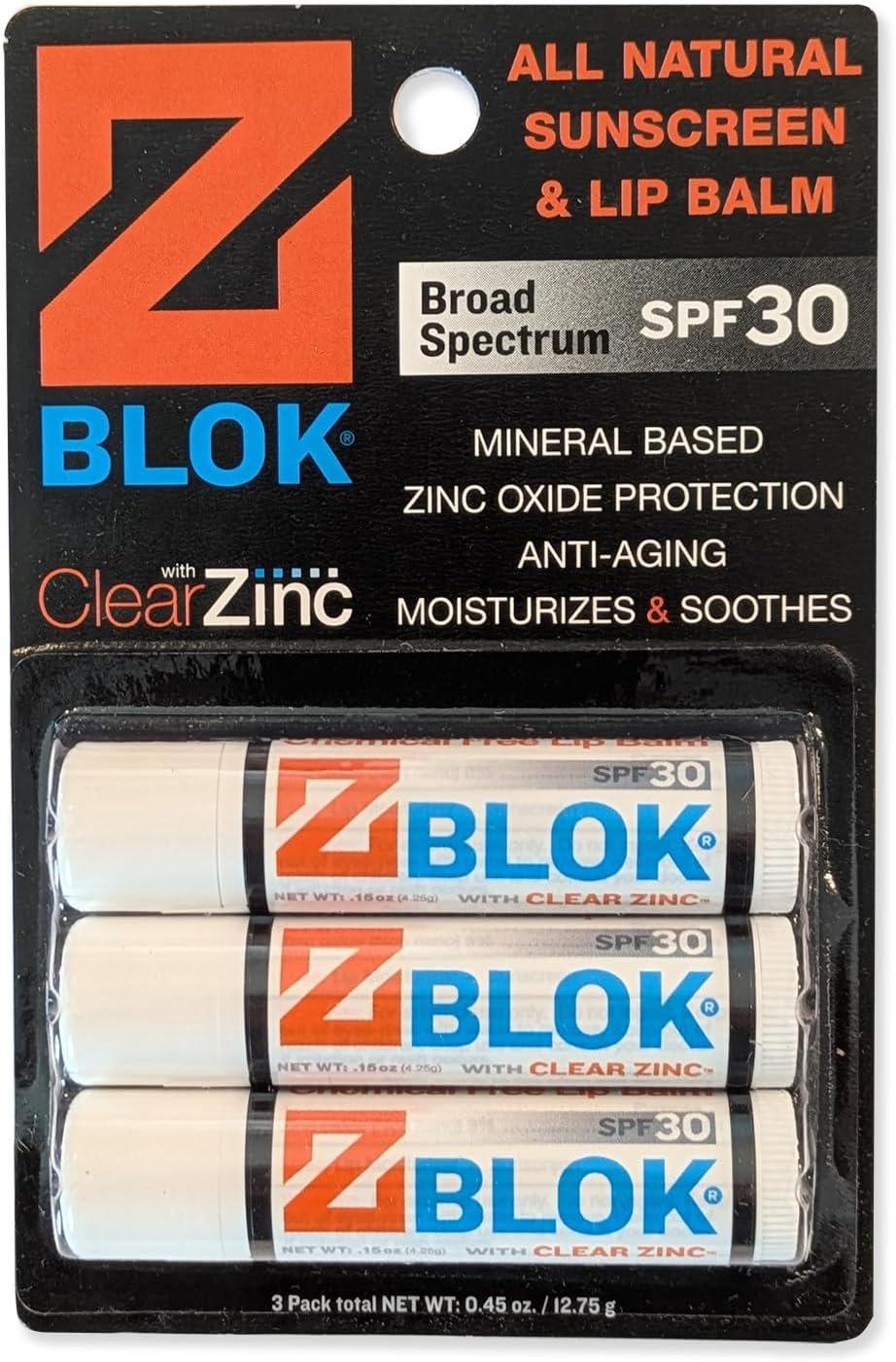 Lip Balm & SPF 30 Sunscreen