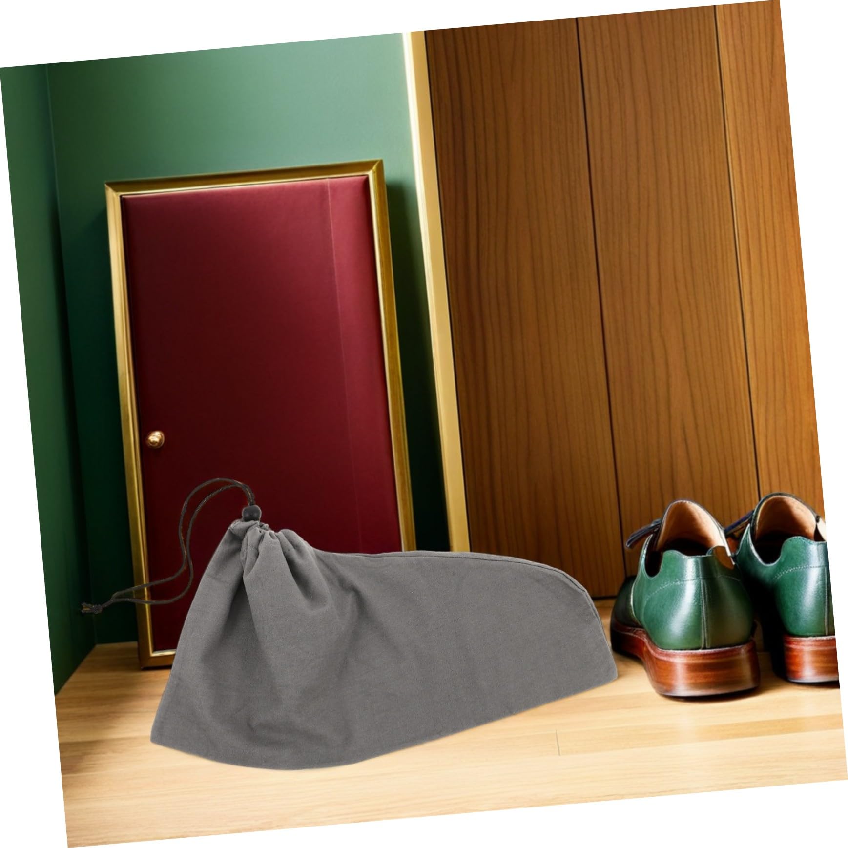 Borsa da Viaggio per Scarpe 6 Pezzi in Cotone Coulisse | Scarpe e Stivali, Uso in Vacanza o Armadio, Praticità Chiusura a Cordoncino