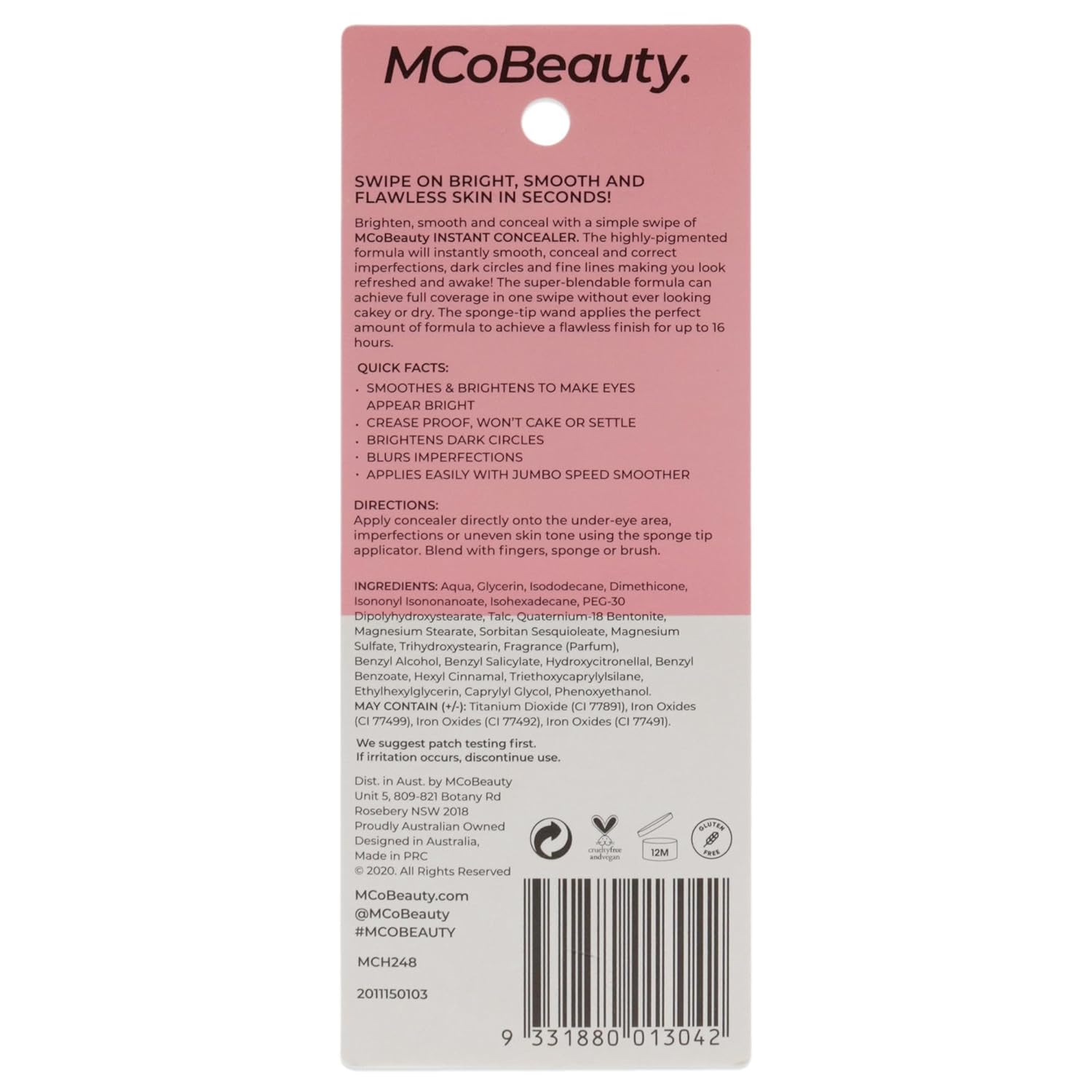 MCoBeauty Instant Camouflage And Contour Concealer - Highly Pigmented, Full Coverage - Instantly Brightens And Smooths The Skin - Blurs Imperfections And Corrects Dark Circles - Medium - 0.3 Oz - Image 2