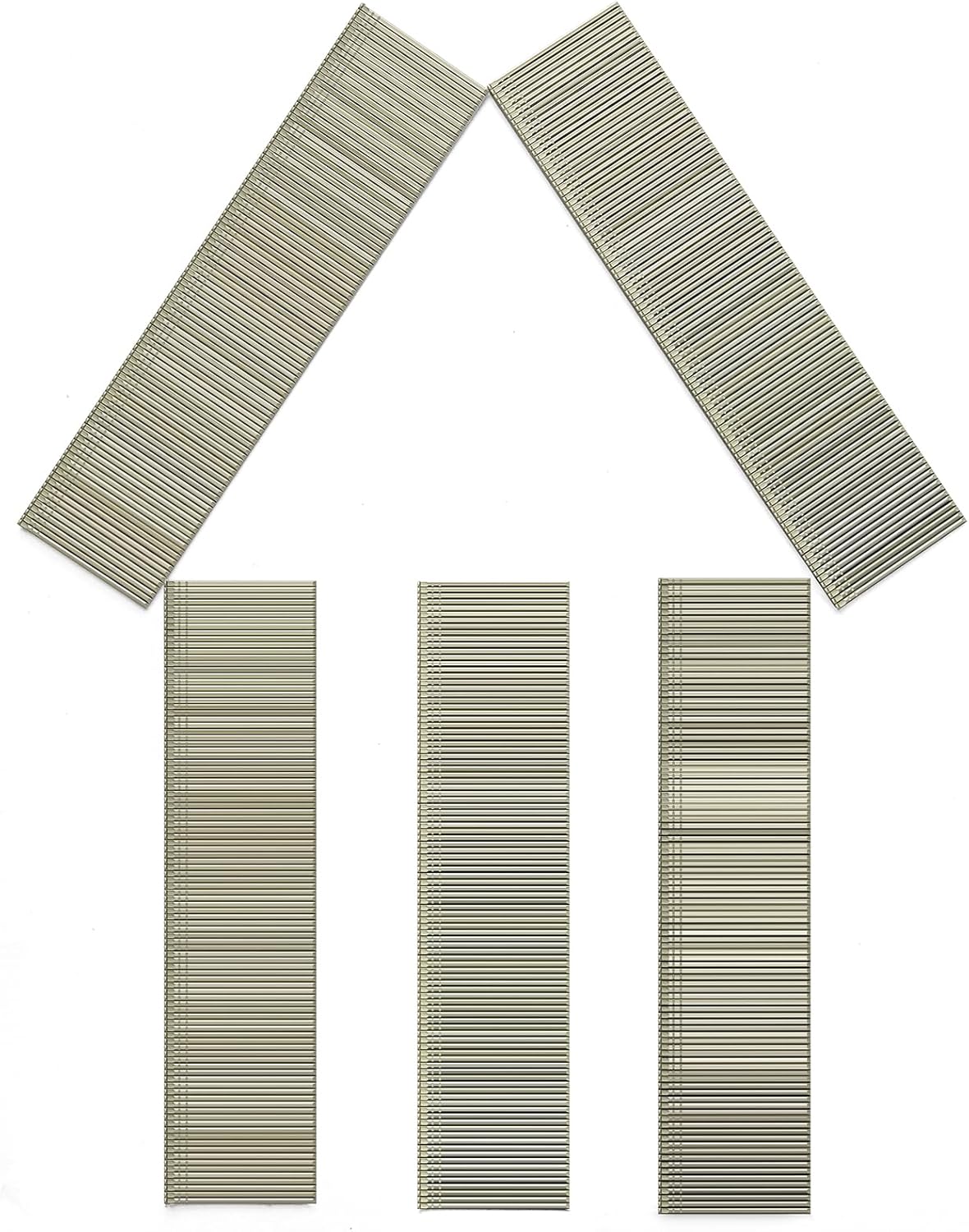 18 Gauge Brad Nails 304 Stainless Steel 3000 pcs Universal 18 GA Nail Gun Nails Assorted and Small Finishing Nails for Pneumatic, Electric Brad Nailer (1-1/4 inch – 3000 pcs)