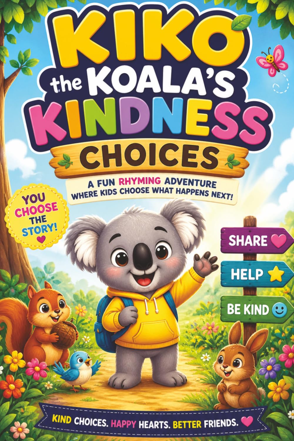 Kiko the Koala’s Kindness Choices: “A Fun Rhyming Interactive Story Where Kids Choose What Happens Next While Learning Kindness and Friendship — Ages 4–7”