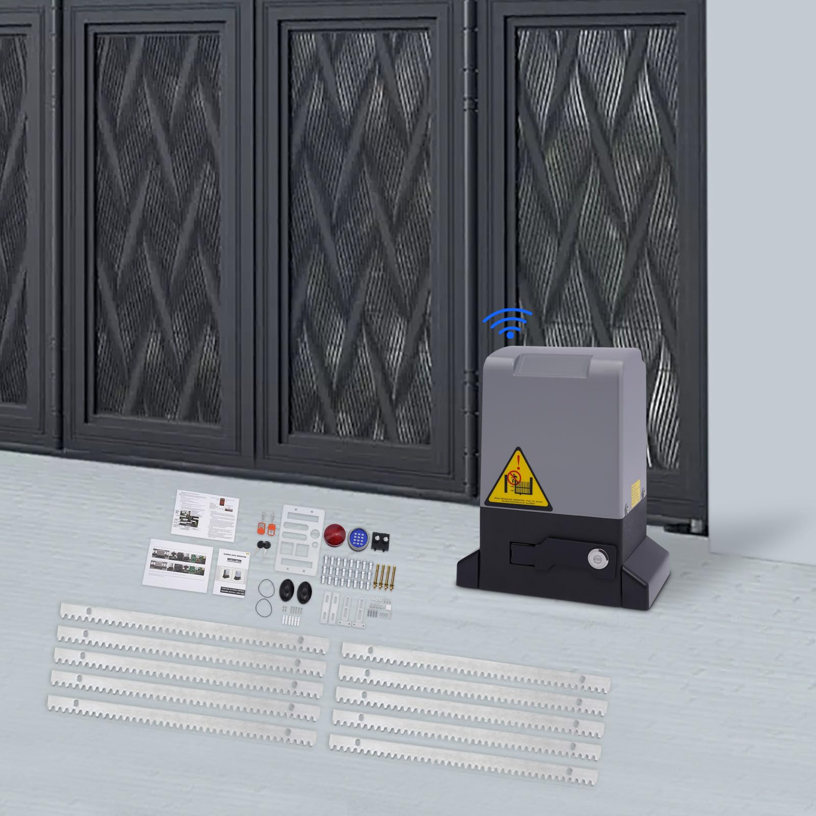 370W Schiebetorantrieb Elektrischer Tor Antrieb Mot Produktbild-Vorschau 3