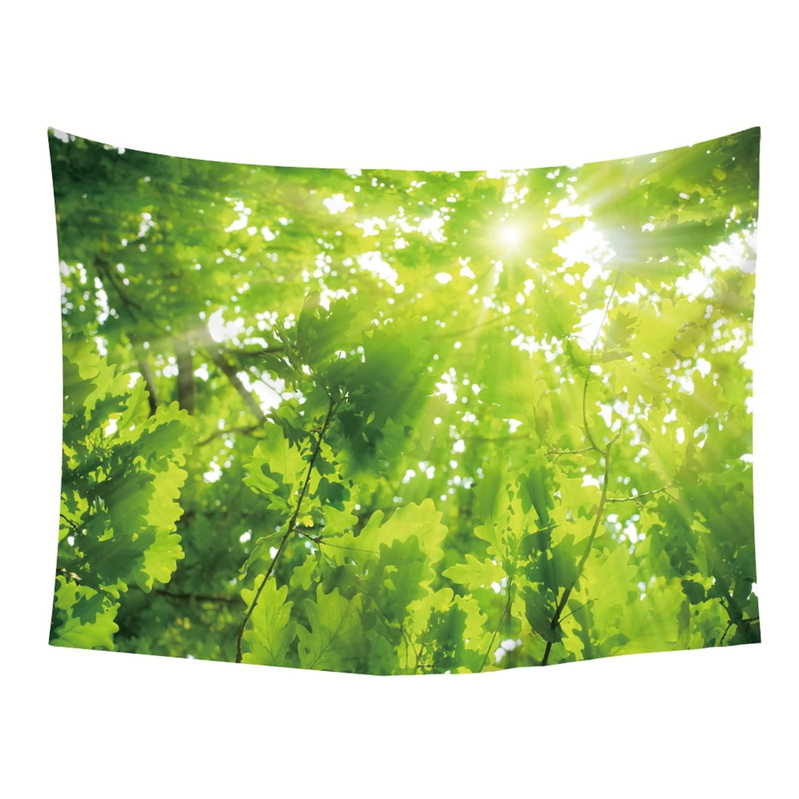 Tapiz de pared para dormitorio, 300 x 256 cm, color verde