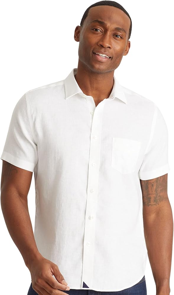 slim fit white short sleeve dress shirts