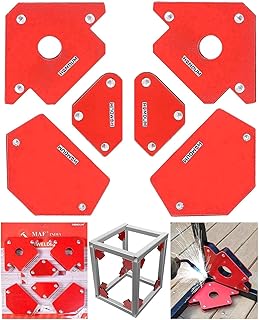 Homdum 6pc Multi Angle Magnetic Welding Holder Clamps Set 2x3 Inch Arrow, 2x Triangle, 2x Mini,Welding tools Strong Magnet... Price In India