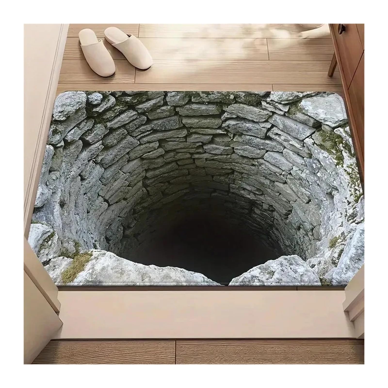Tapis illusion d'optique de porte pour agrandir visuellement un petit espace