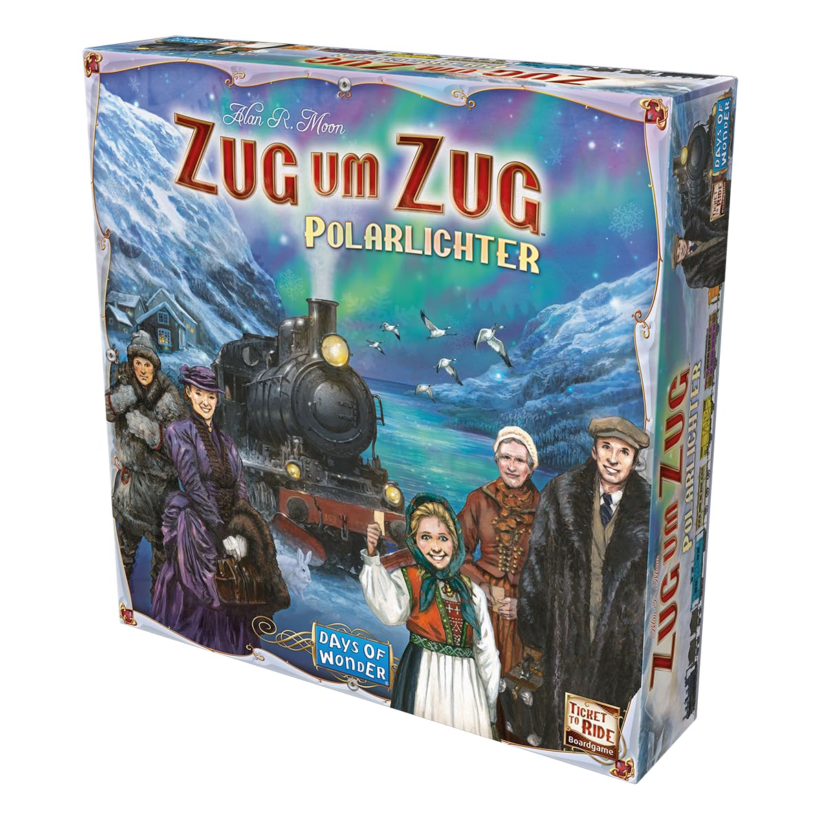 Days of Wonder, Treno per treno: luci polari, gioco di famiglia, 2-5 giocatori, 8+ anni, 30-60 minuti, tedesco