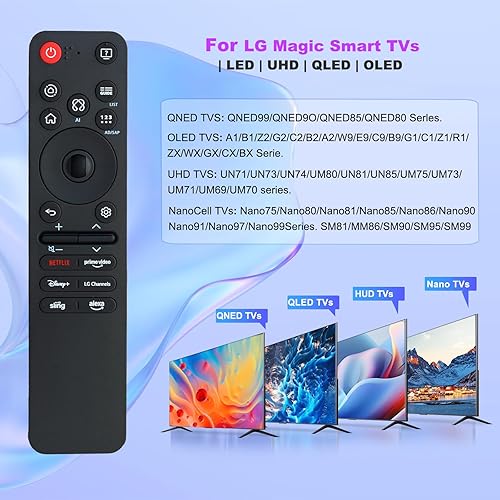 Miniatura 3 de para LG Remote Control. adecuado para l LG TVS OLED, QNED, UHD, LED, LCD (MR25GA)