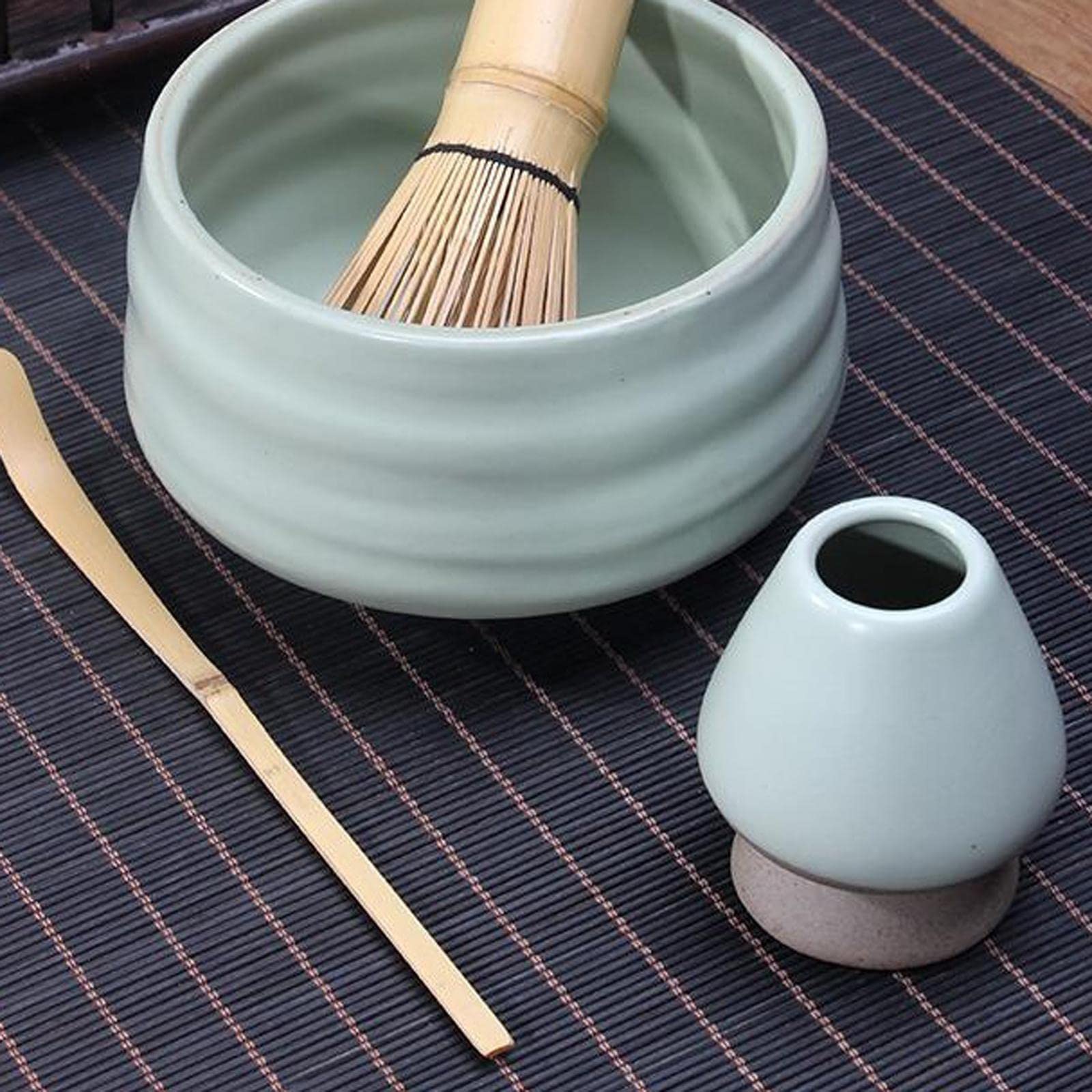 ATORSE Handmade Matcha Whisk Stand Tea Ceremony Teaware for Starter Professional White with Crack|Home & Garden|Food & Beverages|Tea 4