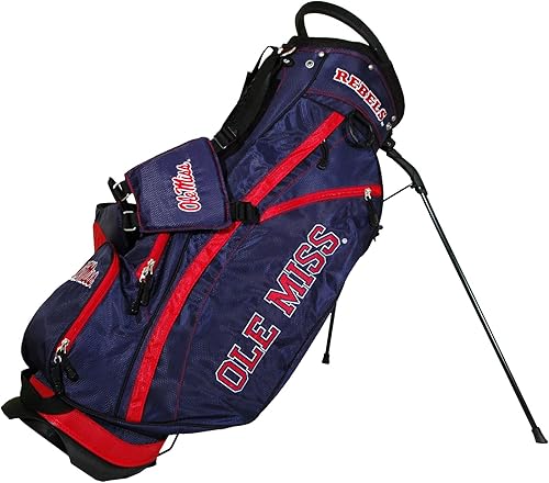 Miniatura 6 de Team Golf NCAA Fairway - Bolsa de soporte de golf, ligera, parte superior de 14 direcciones, soporte de acción de resorte, bolsillo térmico aislado