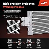 Vista 4 de A-Premium Enfriador de aceite de transmisión compatible con Jeep Compass 2017 2018 2019 2020 2021 2.4L