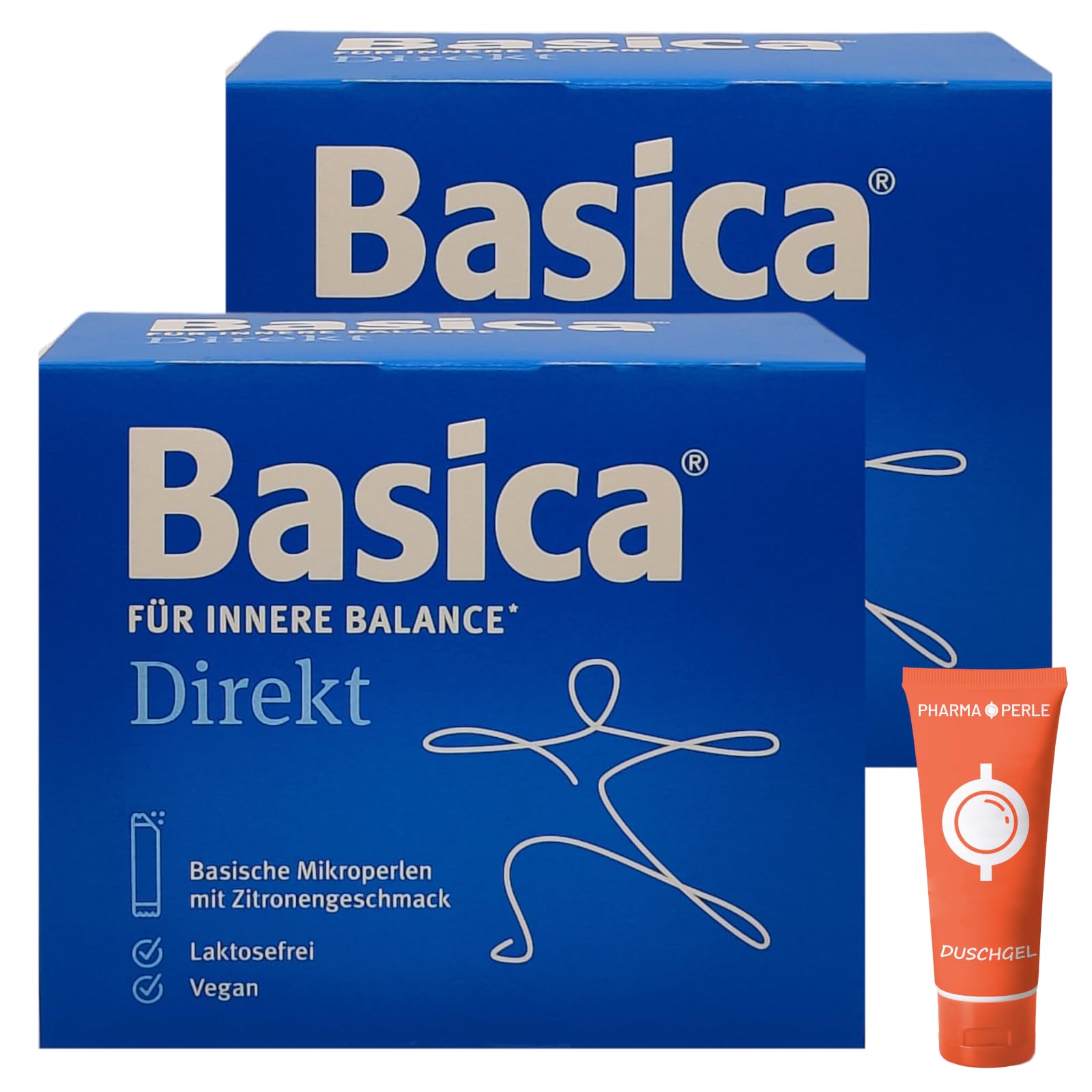 Basica Direkt 2x 80 Sticks I basische Mikroperlen zur direkten Einnahme ohne Wasser I Säure-Basen-Haushalt I Mineralstoffe und Spurenelemente I Spar-Set plus Pharma Perle give-away
