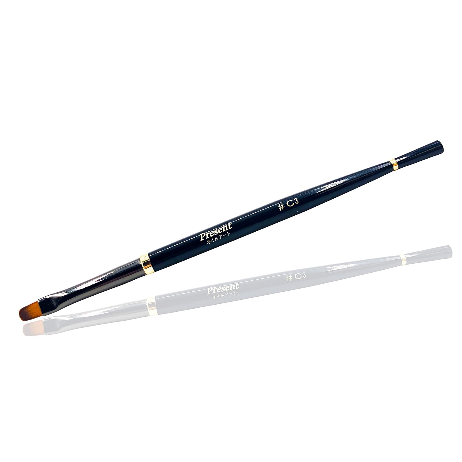 Present by BNP 1 Pc Black Nail Art Tool Brush Polish Acrylic Gel UV Design Adhesive Liner Pen for Manicure Beauty Nail Acrylic Nails (C14) image 4