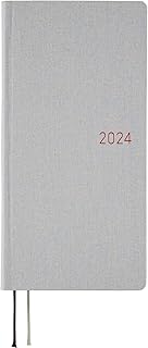 Hobonichi Techo Weeks [English/Tall and Slim Size/January 2024 Start] Colors: Stylish Gray