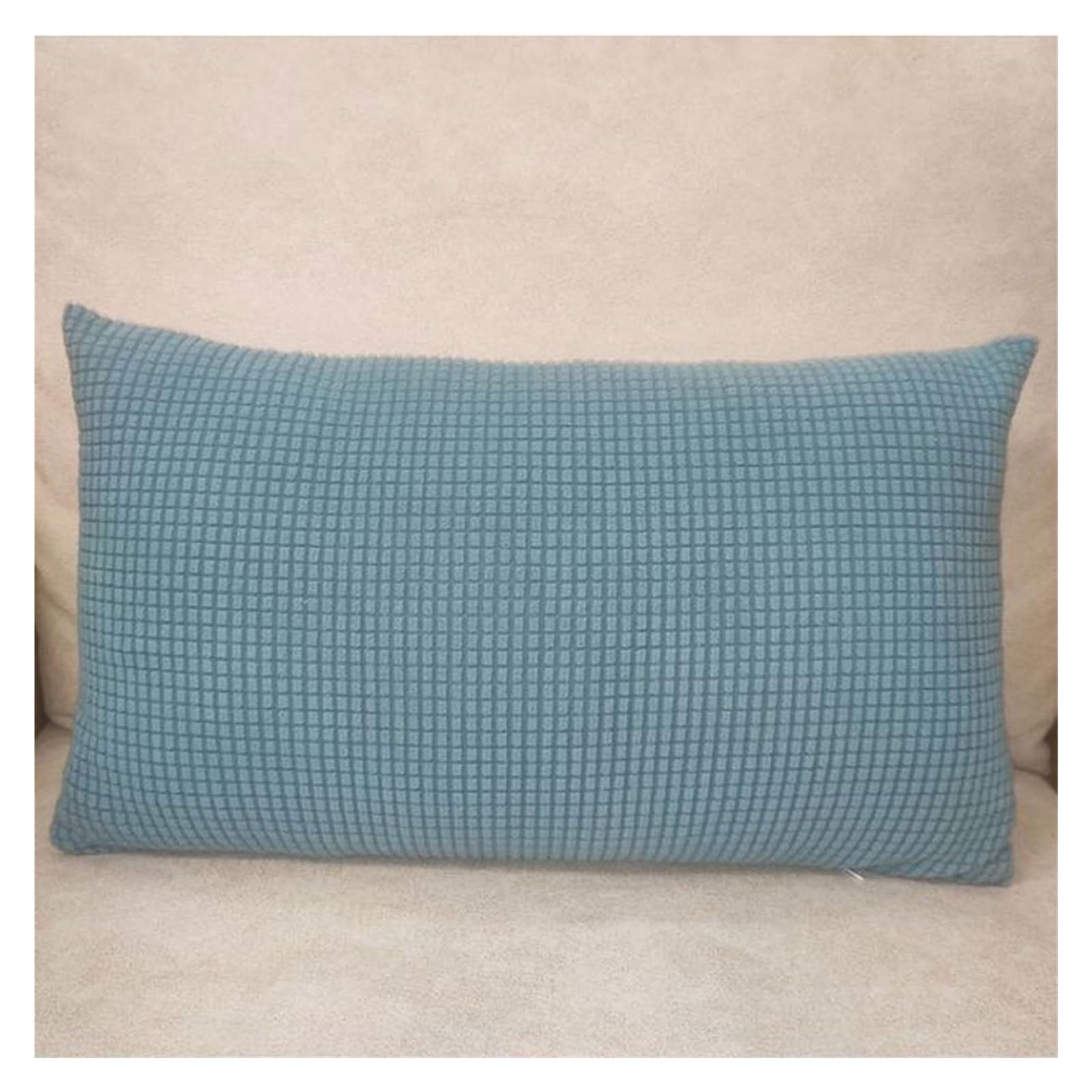 Swj-Swjssb Lake Blue Throw Pillow Cover 45X45 Set Of 2,Pillowcases For Sofa Cushions 40X70 Sofa Pillow Cases For Couch Cushion Covers 50X70 Protectors Bed Corduroy Cushion Slipcover ( Color : Size : 40X70cm(2P