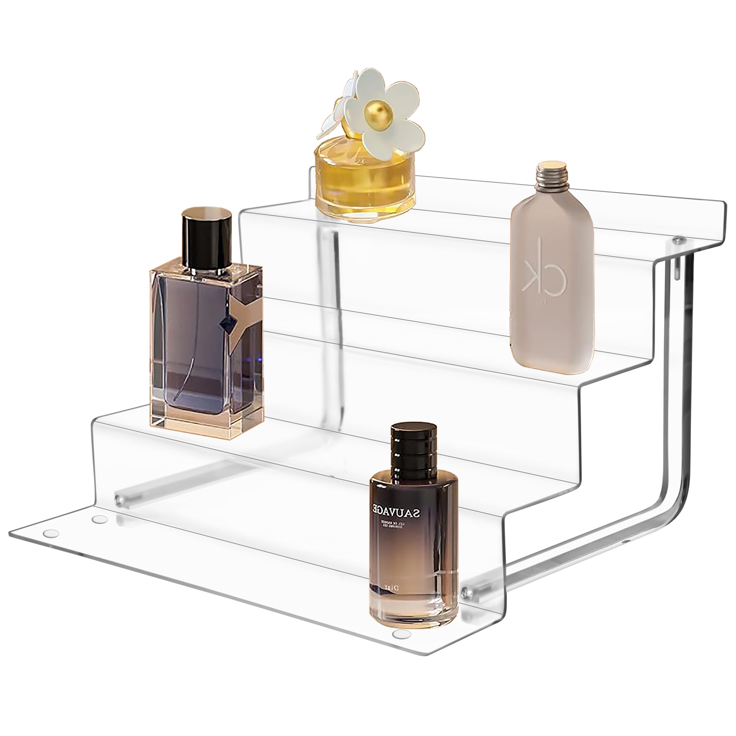 Single Riser Display Shelf Amazon.com: AMT 12x7 Inch Acrylic Riser Display Shelf, 4 Tier Display ...
