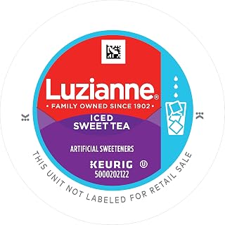 Luzianne Sweet Iced Tea, Single Serve K-Cup Pods, 12 Count
