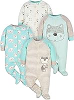 Vista 63 de Gerber Sleep 'n Play - Mamelucos para niños, paquete de 4 Tigre