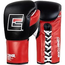 Combat Corner Pro Competition Boxing Gloves for Men and Women - Kickboxing, MMA, Muay Thai Sparring Training Gloves