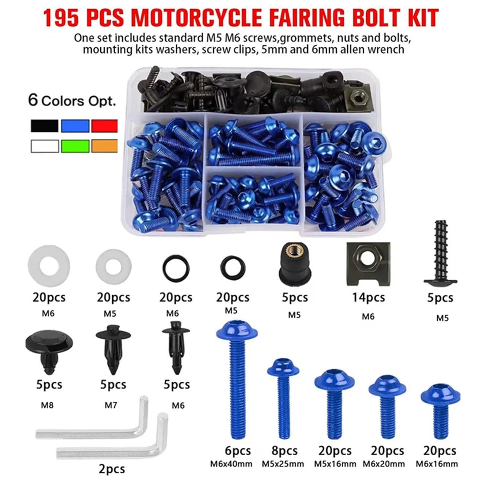 Motorrad-Verkleidungskörper-Schraubensatz Für Für F850GS