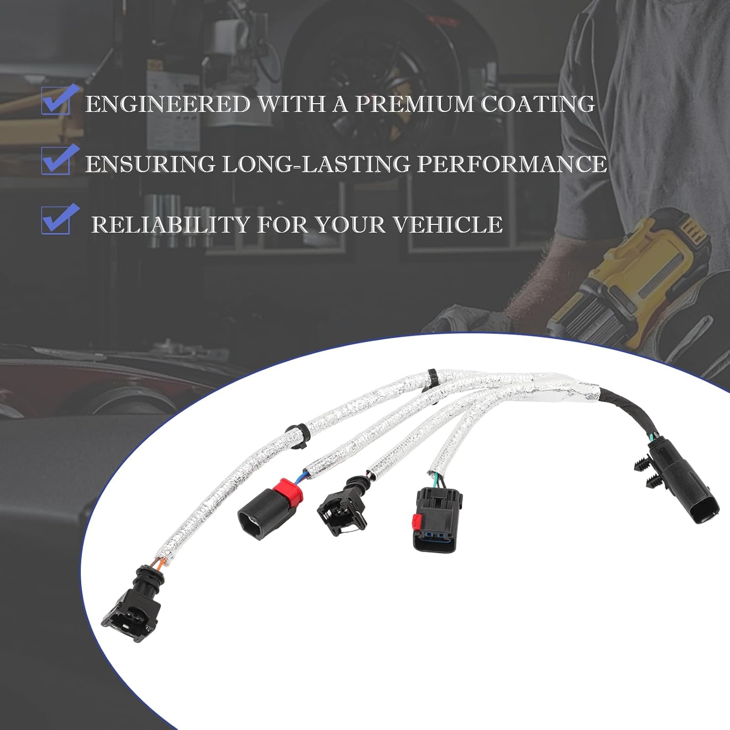 5148105AH Knock Oil Pressure Temp Sensor Wiring Compatible with 2011-2016 Jeep Dodge Chrysler RAM 05148105AH