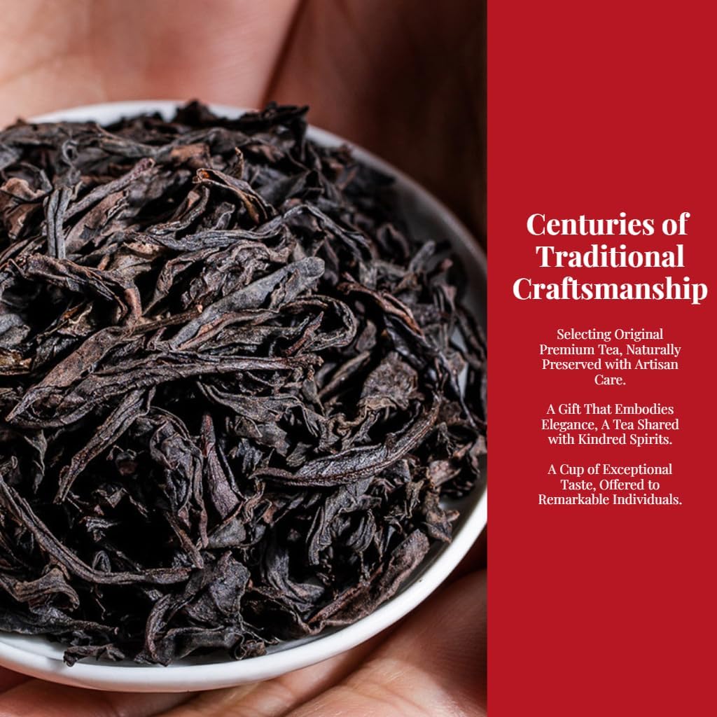 Tè Oolong Dahongpao Di Grado 1 | Tè Di Primavera Di Alta Montagna, Aroma Ricco 300g / 10,58oz | Tè in Foglie Sciolte, Ottimo Regalo Per Gli Amanti Del Tè
