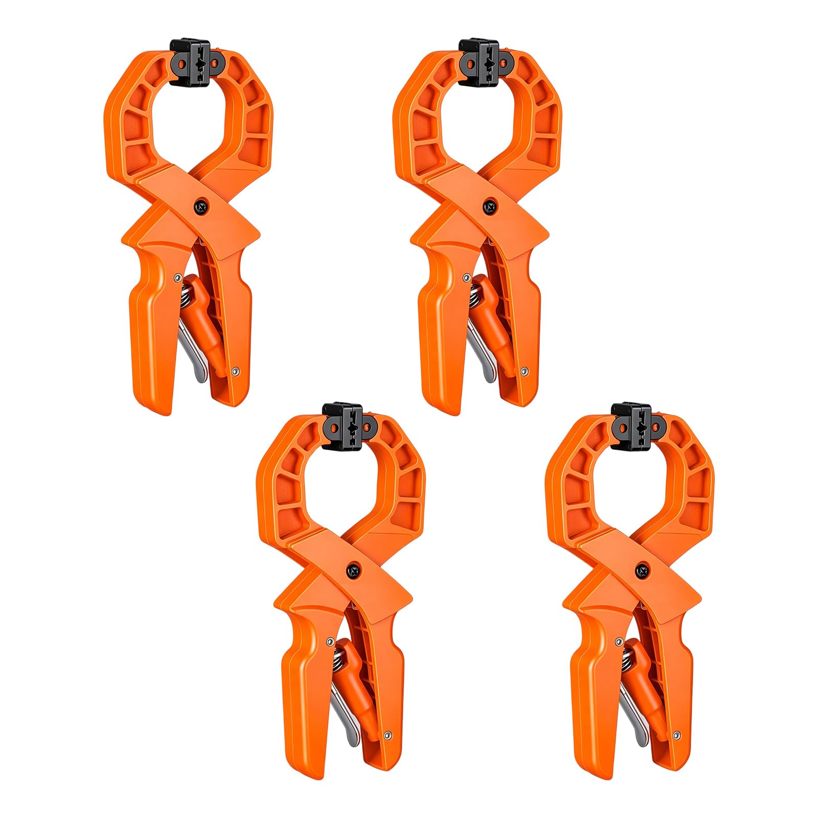 4lots Wide Opening Heavy Duty Woodworking Clamps Comfortable Nonsip Handle Clip for Artists and Hobbyists Nonslip Workshop Clamp