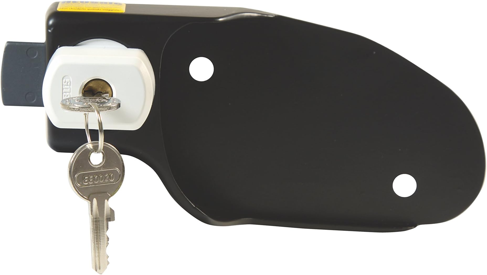 HEOSolution 1256 Cab Lock with Keys, Black, Set of 2
