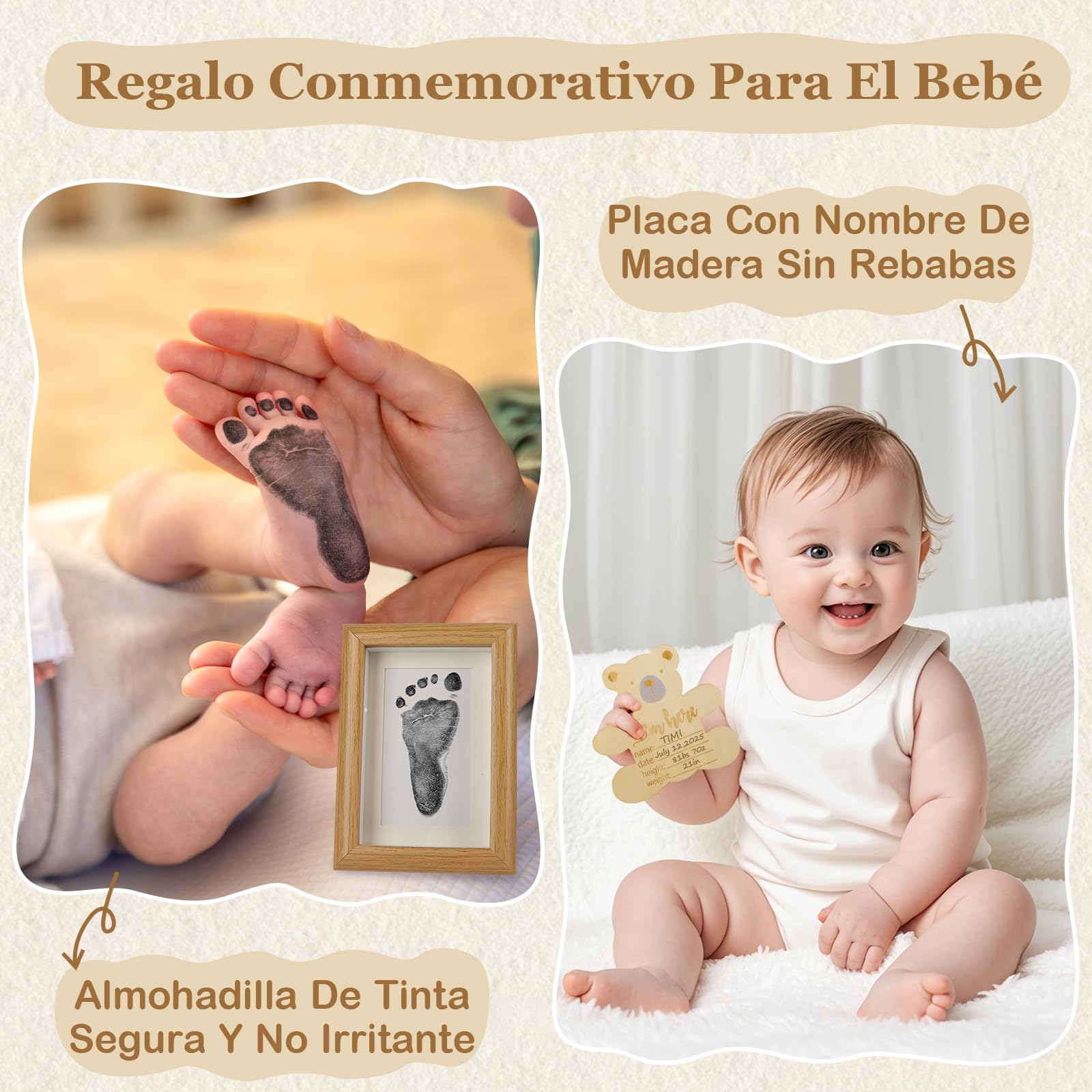 IEEILULU Regalo Bebe Recien Nacido, Canastilla Bebe Recien Nacido, Baby Shower Niño Niña, Bebe Regalo Set con Mameluco Bebe, Bebe Sonajero, Calcetines