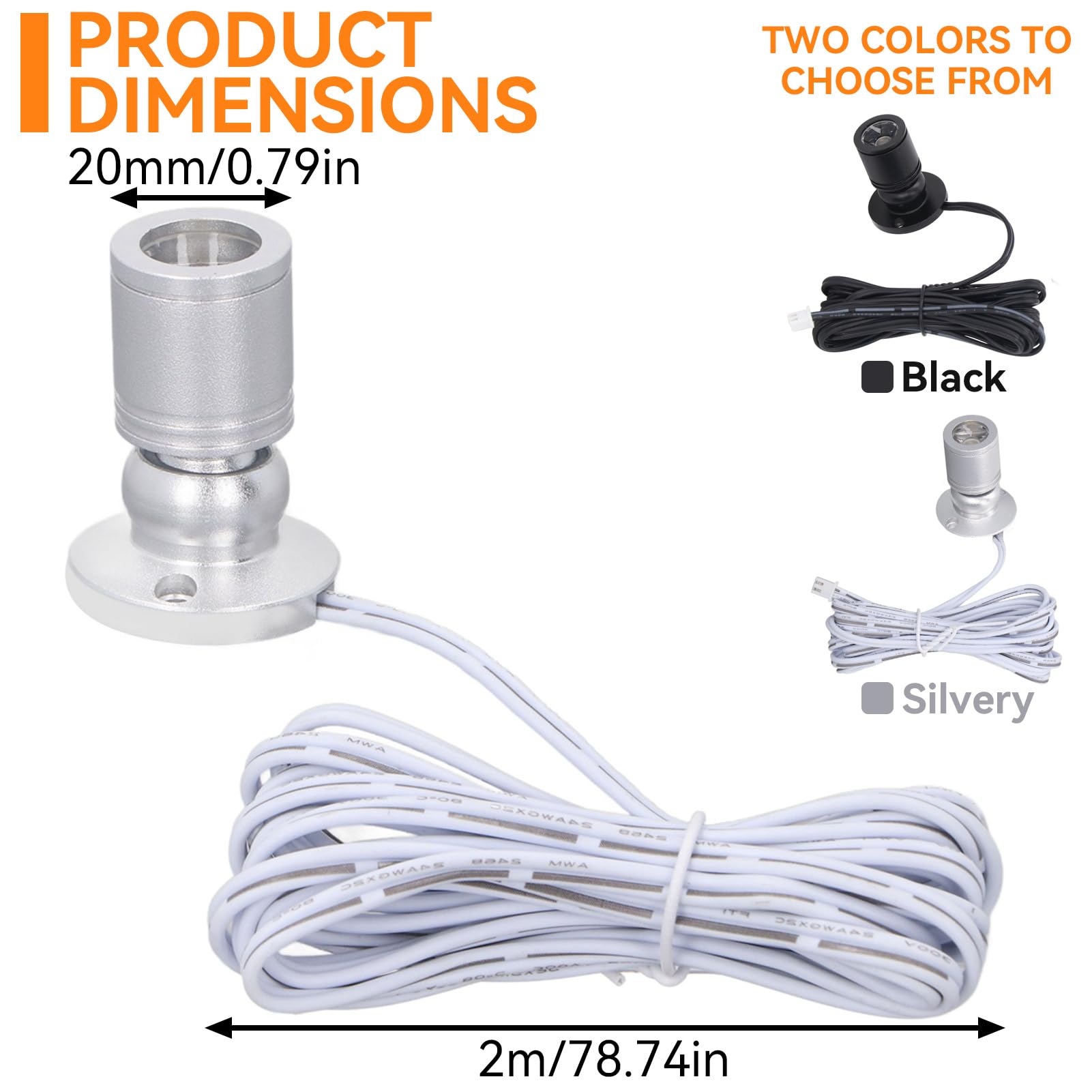 4 Faretti Con Display A Led, Mini Faretti Dimmerabili Da 5 V, Alimentati Tramite Usb Faretti Da Interni Faretti Con Display A Led Per Vetrina Di Gioielli, Portico D'ingresso (Luz De La Naturaleza)