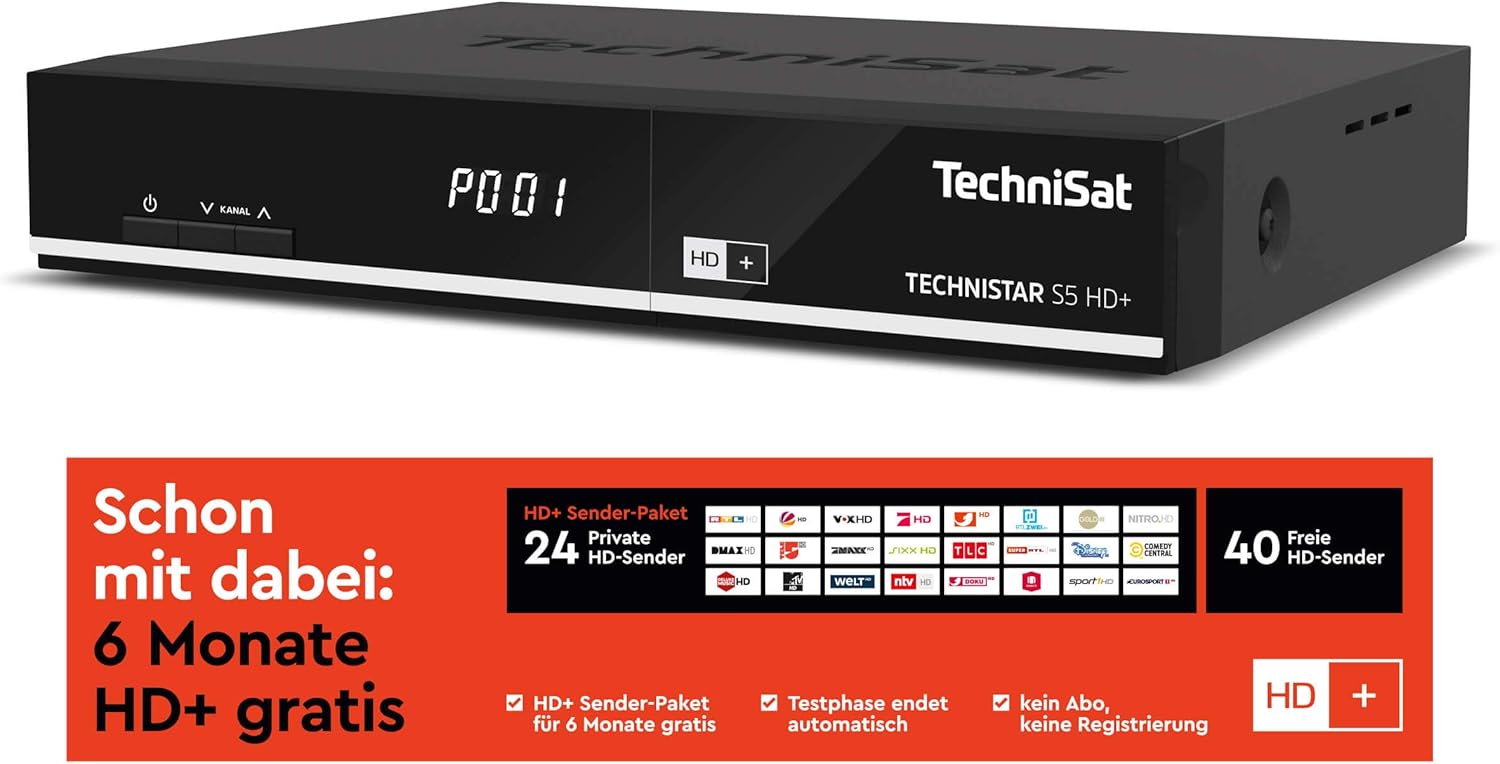 HD+ channel package information