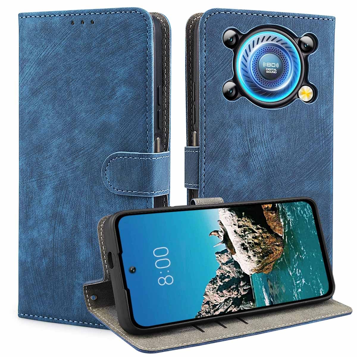 MEMELOKA Coque Pour OUKITEL C60/C60 Pro, TPU Antichoc Interne