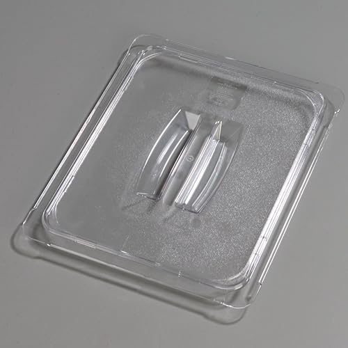 Miniatura 14 de Carlisle FoodService Products 10230U07 StorPlus - Tapa para bandeja de alimentos con mango universal de policarbonato de tamaño medio, transparente