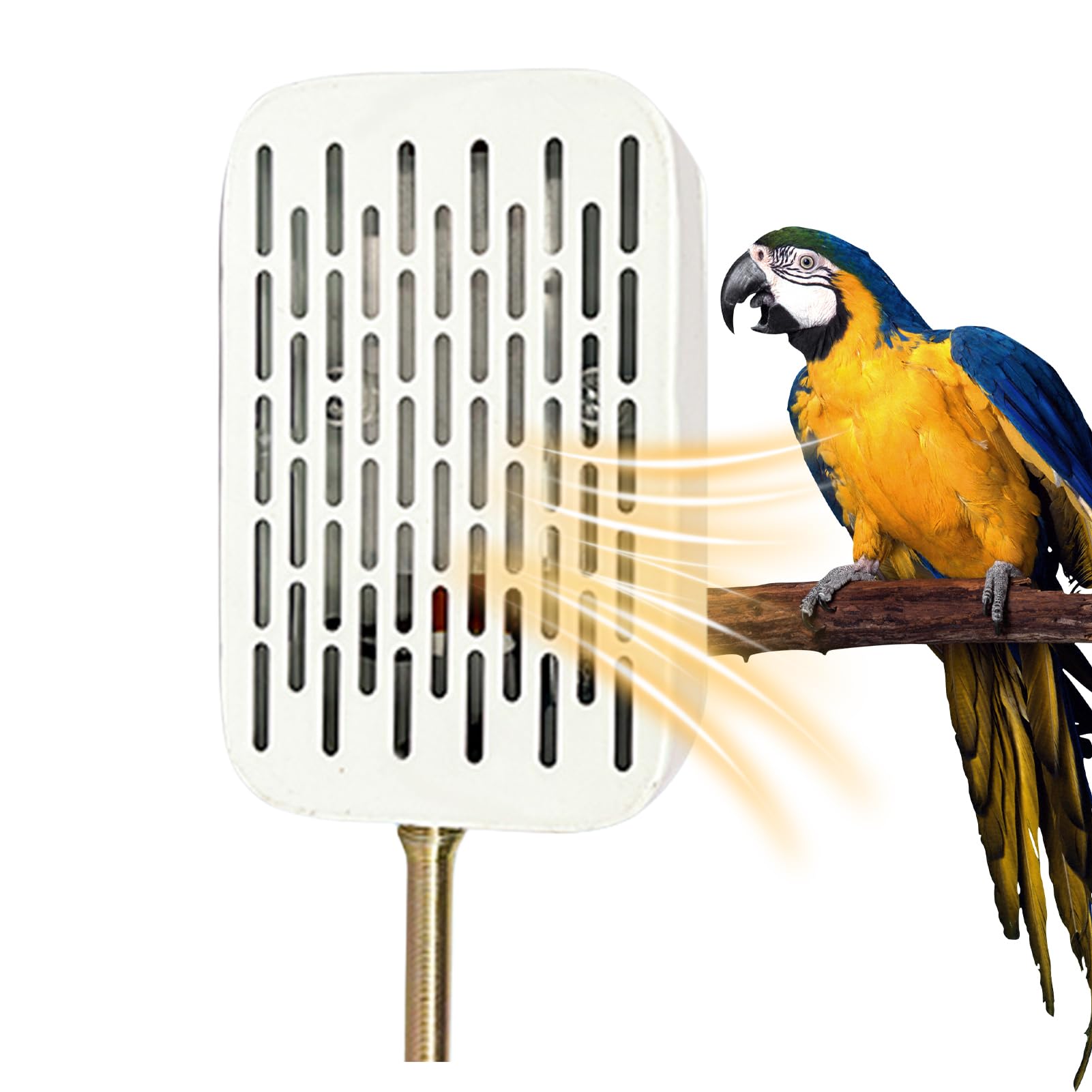 Vogelheizung, Vogelheizung für draußen im Winter, sichere Vogelkäfigheizung mit tragbarem Design, Wärmelampe für Papageienkäfig, langlebiger Käfig-Papageienwärmer für den Winter, hängende Käfigheizung