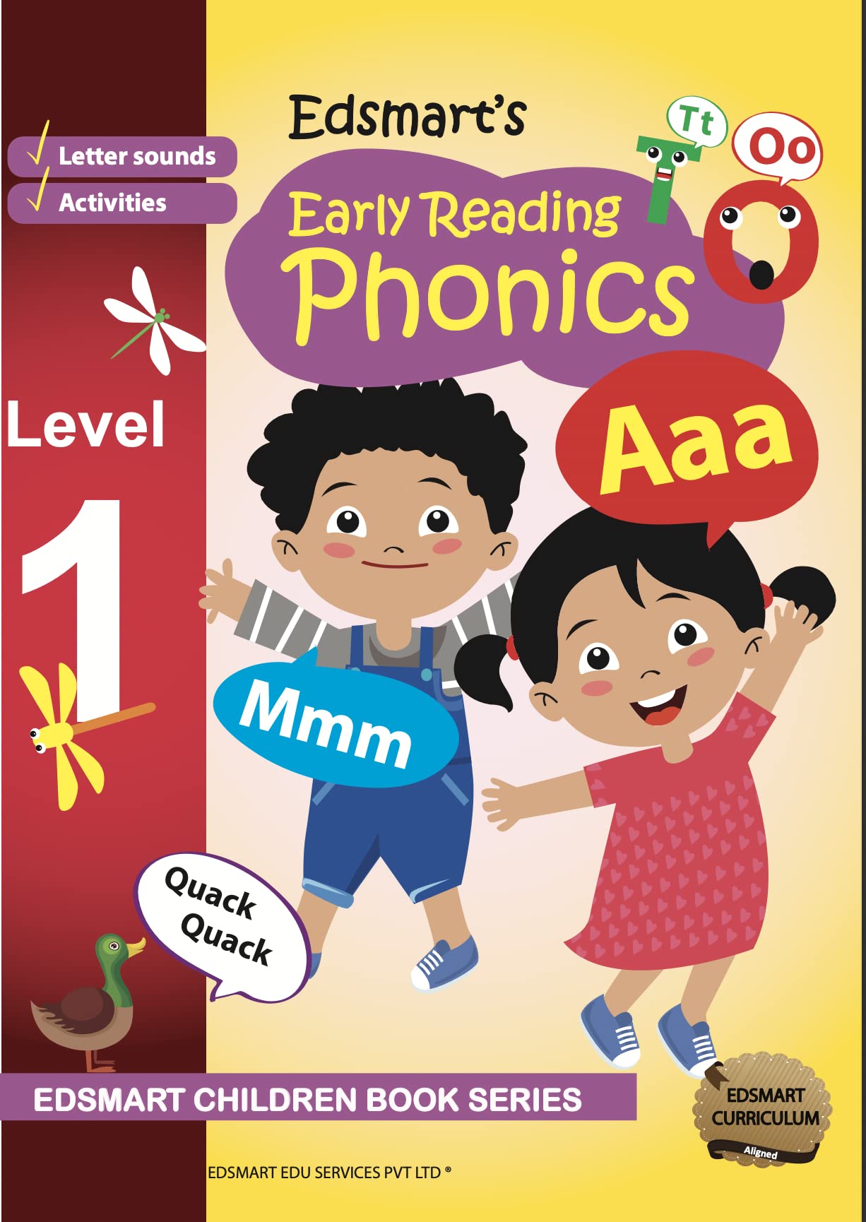 Buy English phonics book, phonics reader level 1 , Letter sounds