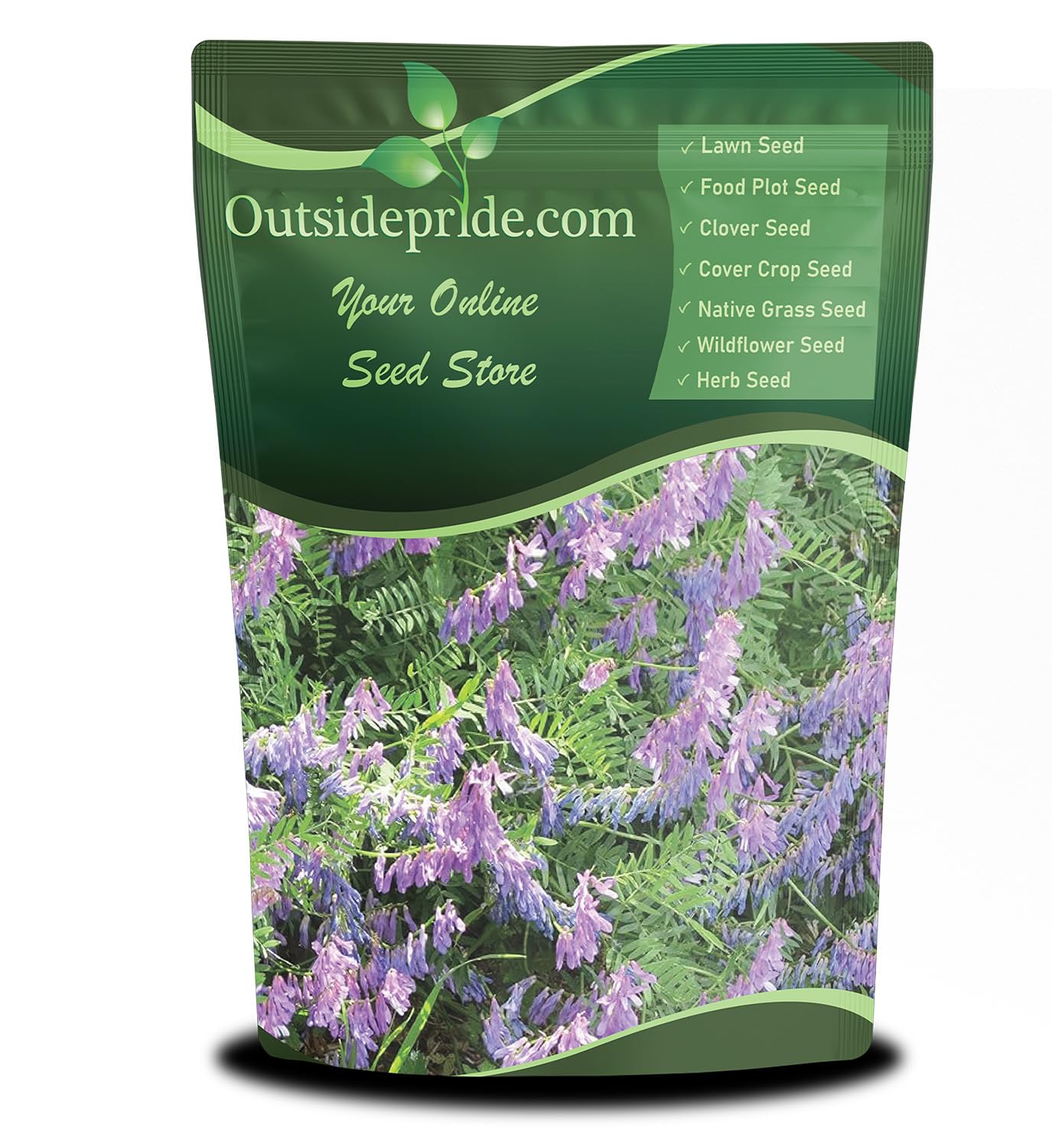 Outsidepride Hairy Vetch Cover Crop Seeds - 10 Lbs Cold Tolerant, Winter Hardy - Ideal for Soil Improvement, Green Pasture, Hay & Livestock Forage - Pollinator Friendly Garden Seeds, Ground Cover