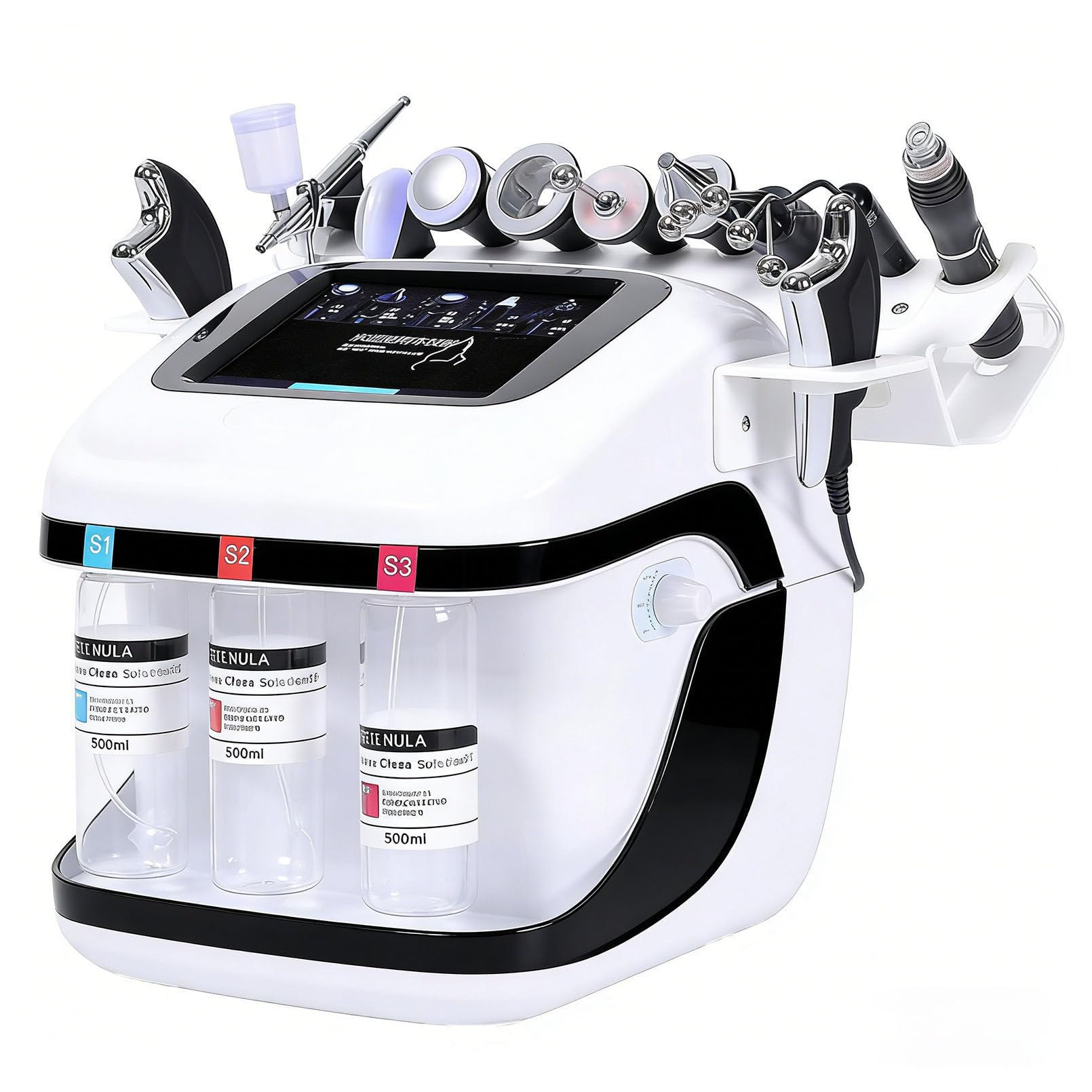 11 w 1 urządzenie do pielęgnacji twarzy Water Oxygen Hydra-Facial Beauty Machine, profesjonalna pielęgnacja skóry, SPA dla twarzy, naprawa i ujędrnianie skóry, pielęgnacja oczu