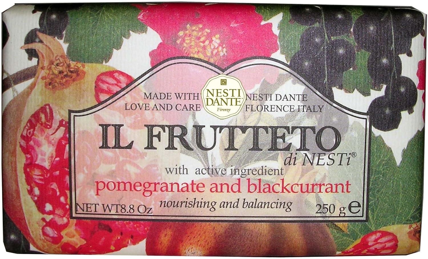 Nesti Dante Il Frutteto Pomegranate Blackcurrant Katı Sabun, 837524000038