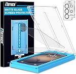 Mothca 2 Pack Matte Glass Screen Protector for Samsung Galaxy S26 6.3-inch + 1 Set Camera Lens Protector [Auto Fit Box] Dust Free Easy Installation Anti-Glare Tempered Glass, Smooth as Silk
