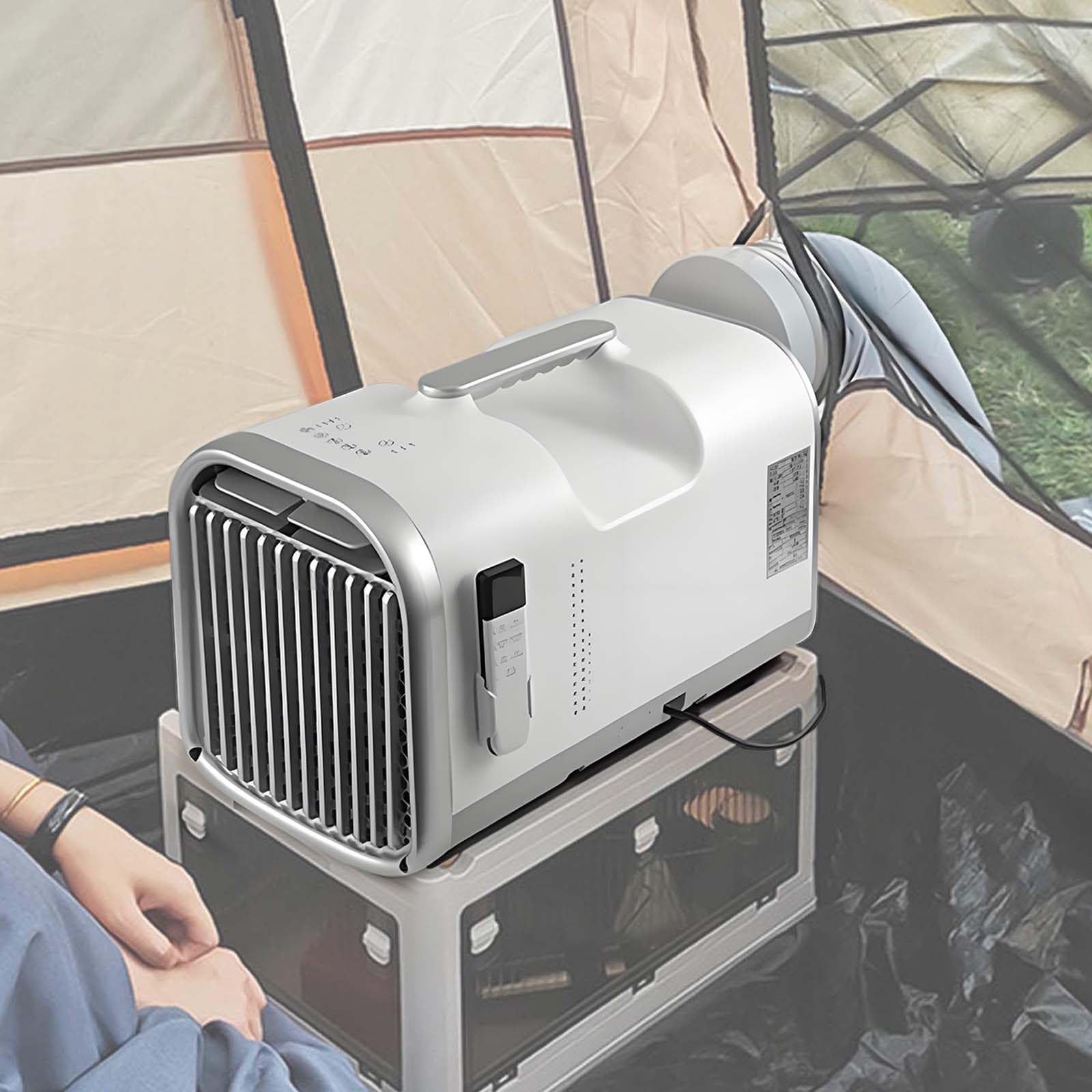 QFGain Portable AC 5100 BTU, 4 Modes, Child Lock, Quiet, Timer, Voice & Wi-Fi Control