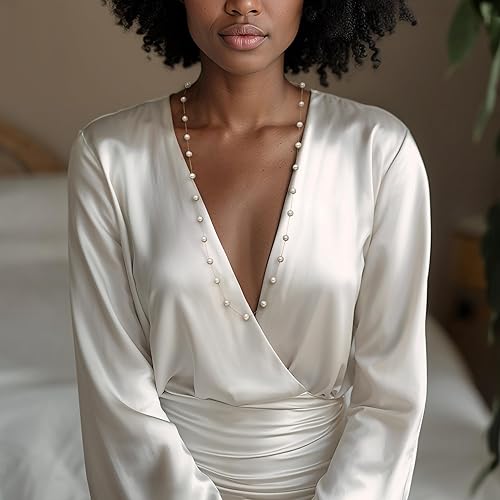 Miniatura 2 de Ross-Simons 6-6.5mm Cultured Pearl Station Necklace