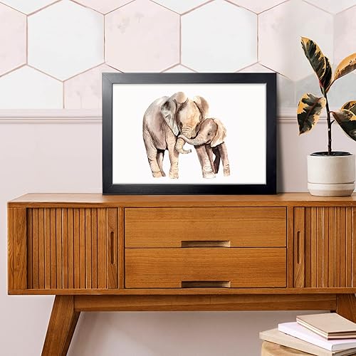 Vista 234 de LaVie Home - Portarretratos de 18 x 24 pulgadas, fotos de 16 x 20 pulgadas con paspartú, de 18 x 24 pulgadas sin paspartú, plexiglás pulido, Negro