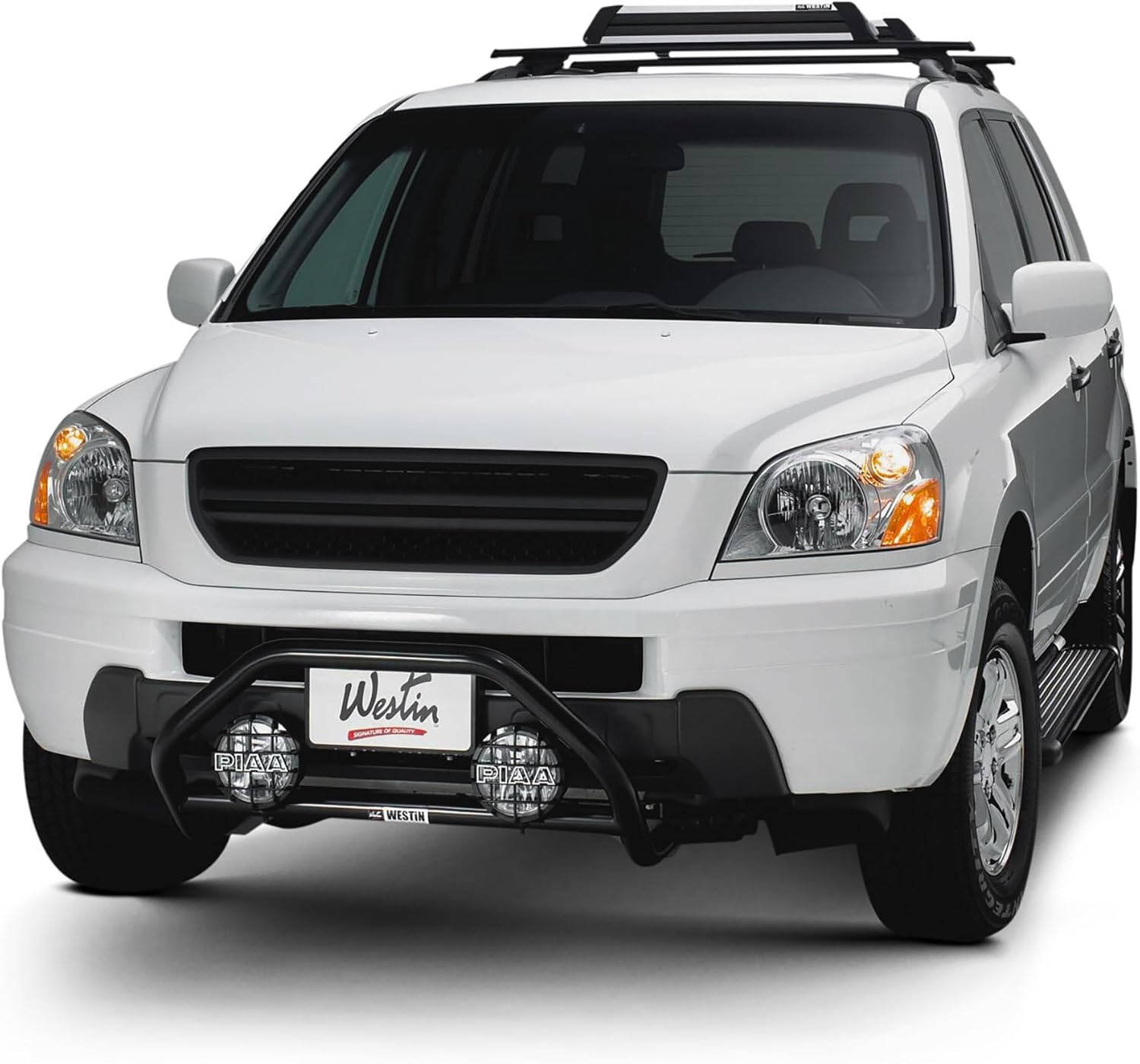 Westin 27-6115 Sure-Grip Running Boards Aluminum Black Pair 69 in. (Required Mounting Kit Sold Separately)