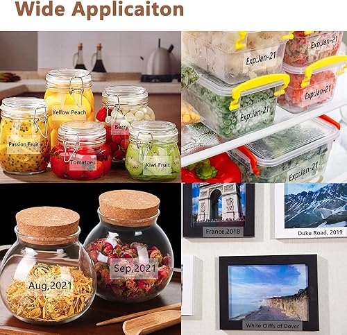 Vista 154 de Hehua Tze - Cinta negra laminada de 0.945 in y 0.94 pulgadas compatible con Brother P-Touch TZe-354 TZe354 TZ-354 TZ354 etiqueta para Ptouch PT D600