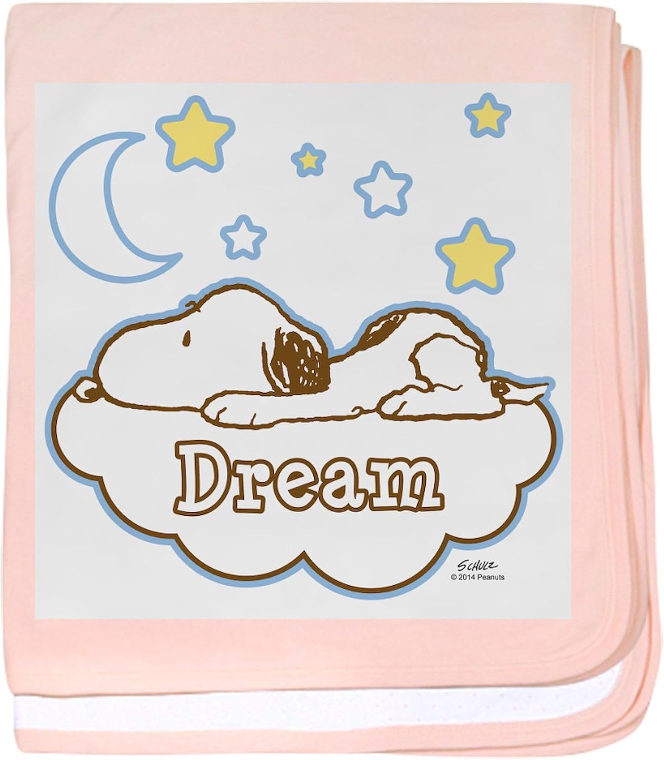 CafePress Snoopy Dream Baby Blanket, Super Soft Newborn Swaddle
