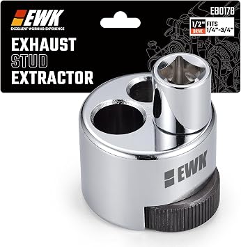 EWK Exhaust Stud Extractor, Fits 1/4"-3/4" Broken Studs