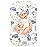 Hooyax Baby Lounger Slipcover for Newborns, Removable Infant Floor Seat, Padded Lounger Cover with Animal Design