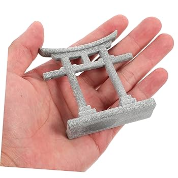 Amazon.co.jp: 日本 鳥居 門 神道 祭壇 棚 アジアン 水族館 彫像