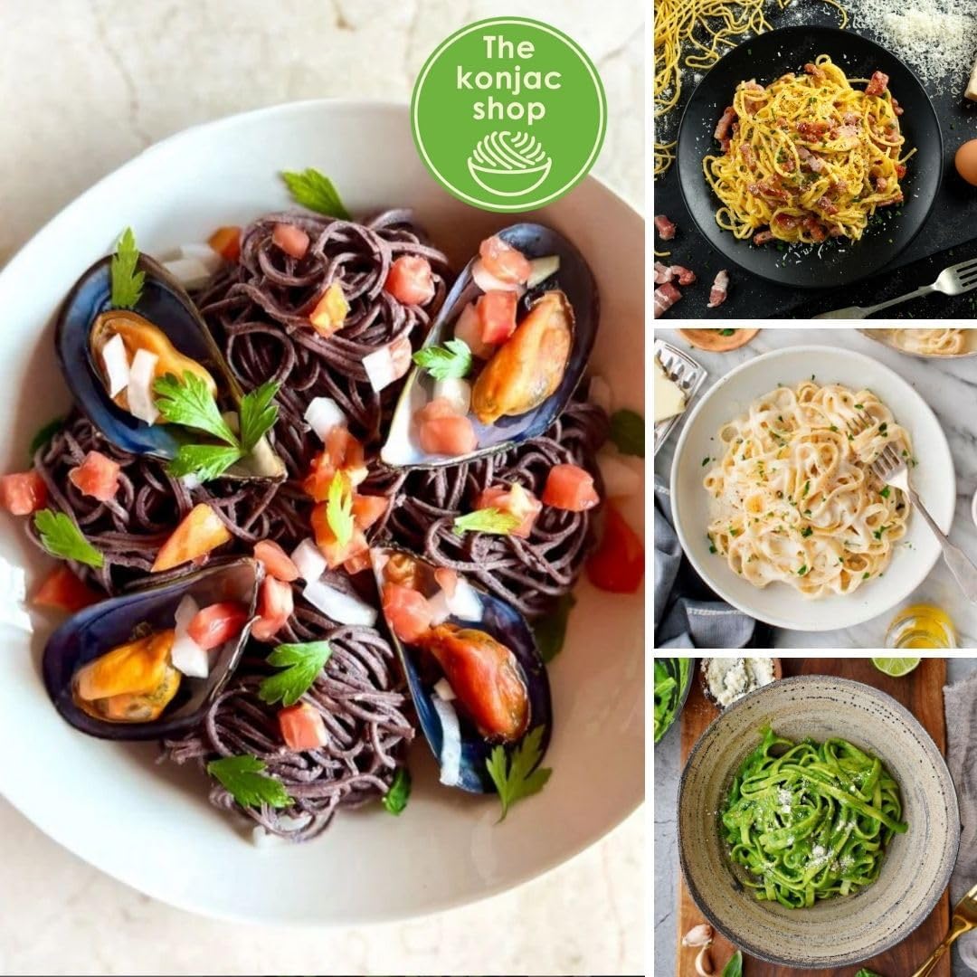 Tallarines de Judía Verde 200g Pasta Proteica Sin Gluten Baja en Calorías Alta en Proteínas