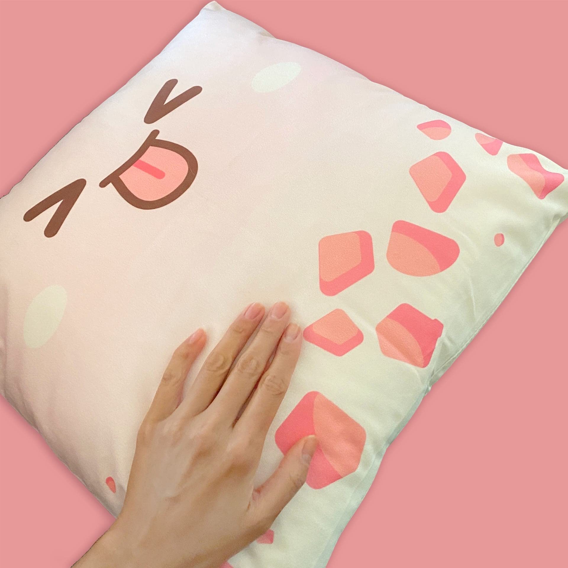 BelugaDesign Graziose federe per cuscini, confezione da 4 pezzi, motivo anime Boba Bubble Tea, Kawaii, per ragazze (45 x 45 cm, 4 multicolori)